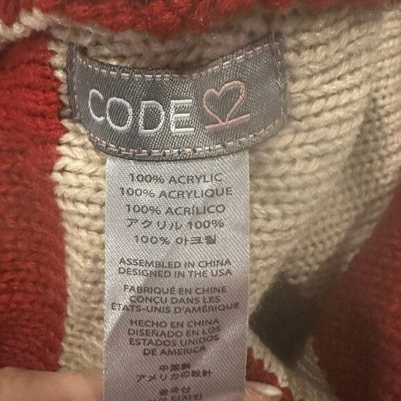 Patriotic Flag Design Knit Infinity Scarf by Code ❤️ - Picture 4 of 4